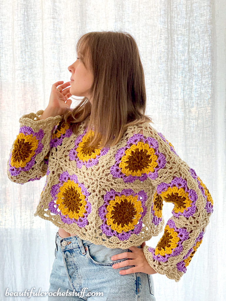 Crochet Flower Sweater Pattern Beautiful Crochet Stuff